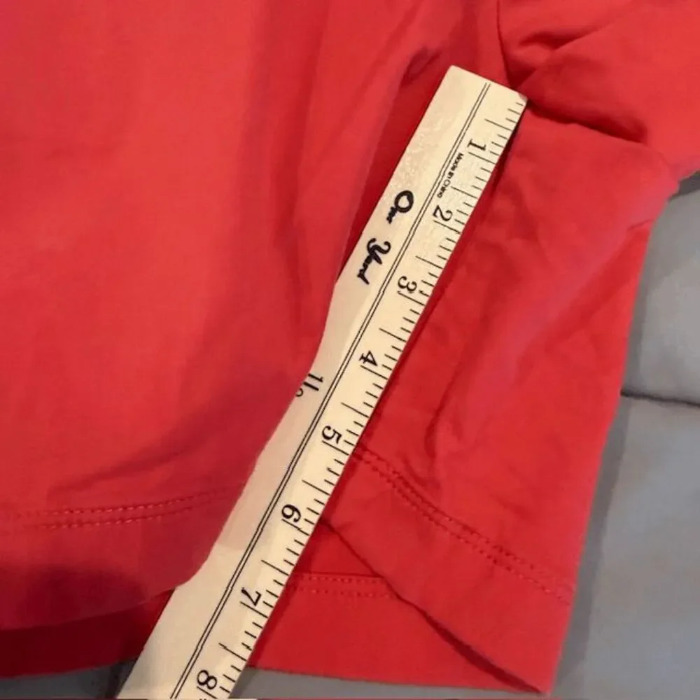 Tommy Bahama Flat Front Trouser Shorts Stretch Deep Coral Color Pockets Size 6‎